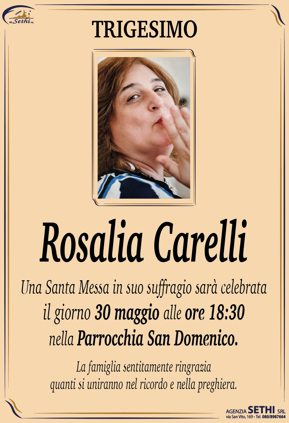 Trigesimo Rosalia Carelli