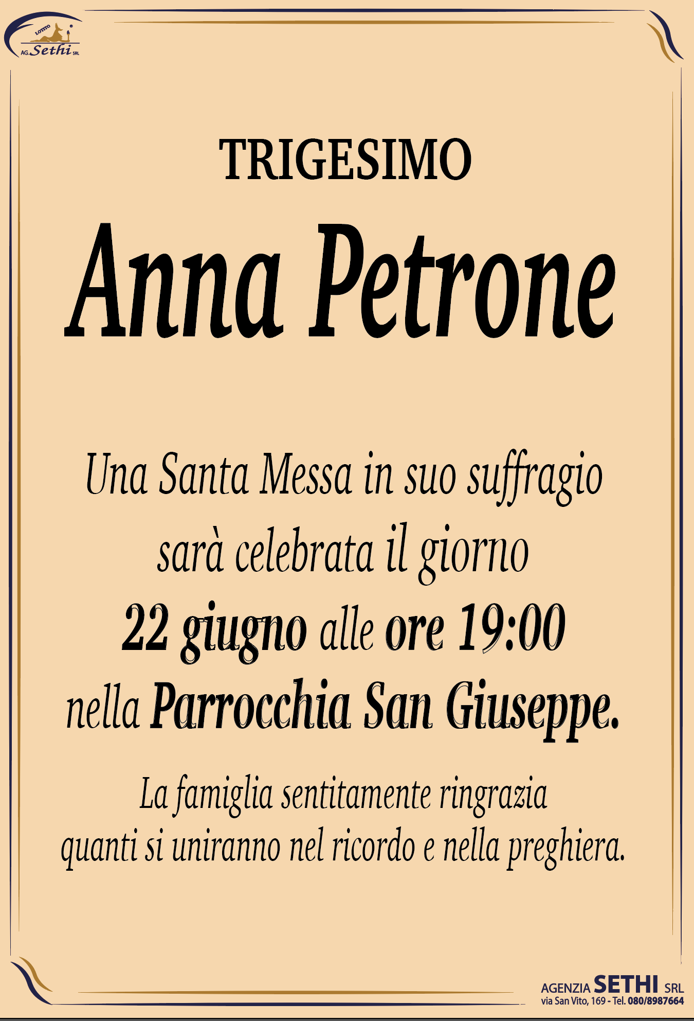 Trigesimo Anna Petrone