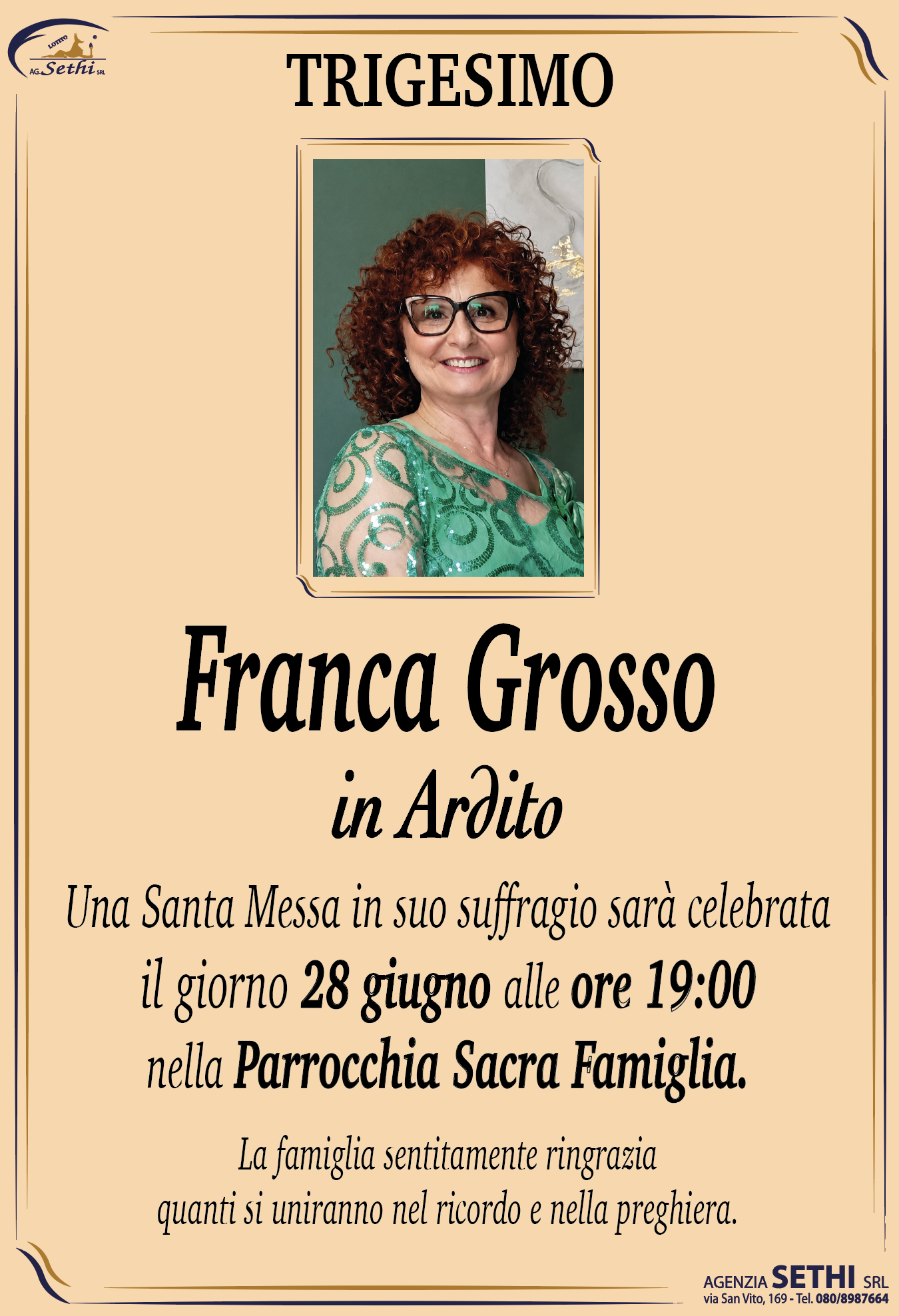 Trigesimo Franca Grosso in Ardito