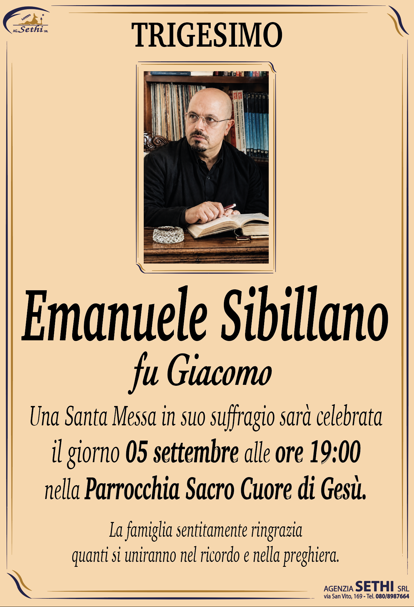 Trigesimo Emanuele Sibillano fu Giacomo (Fotografo)
