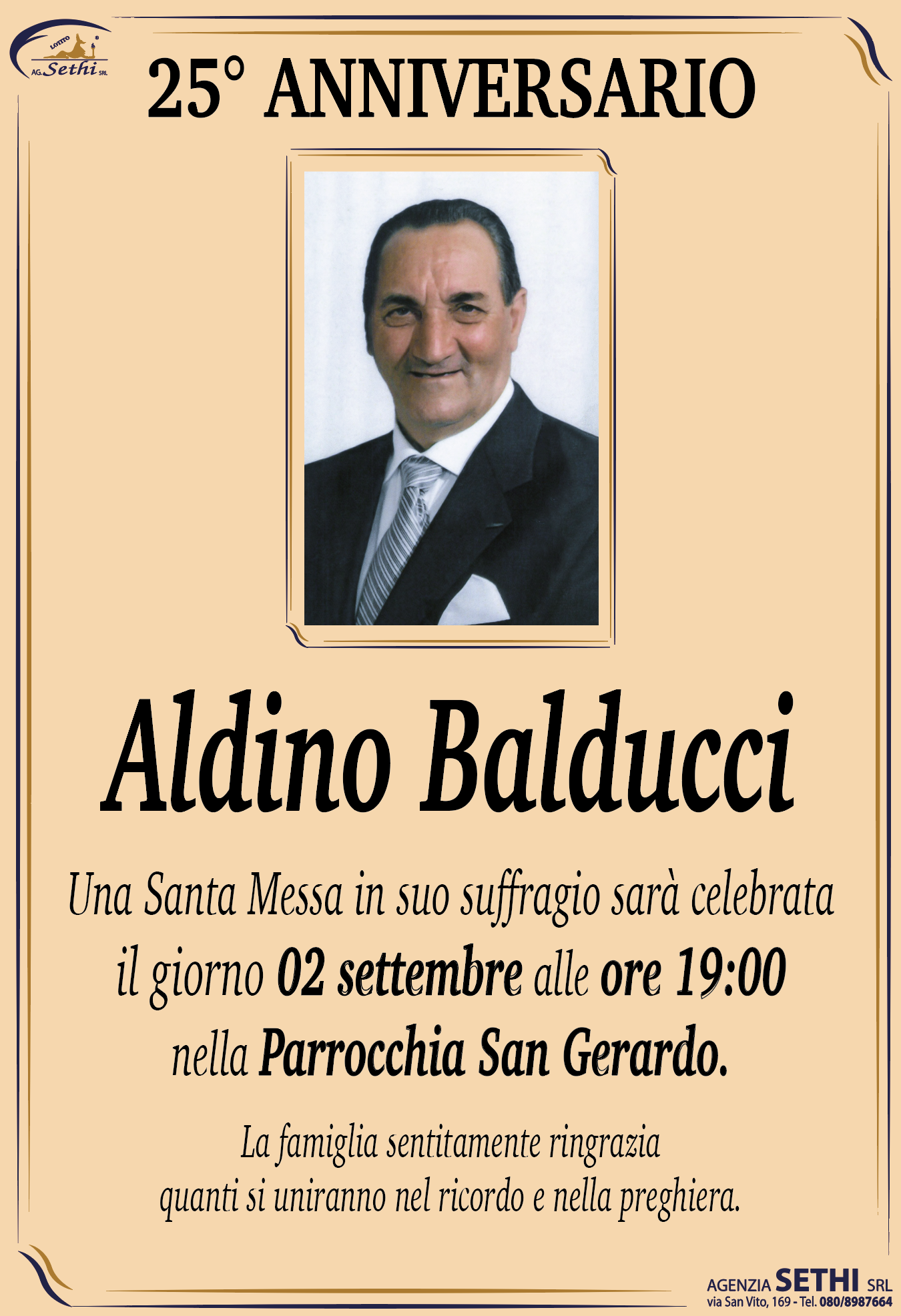 25° anniversario Aldino Balducci