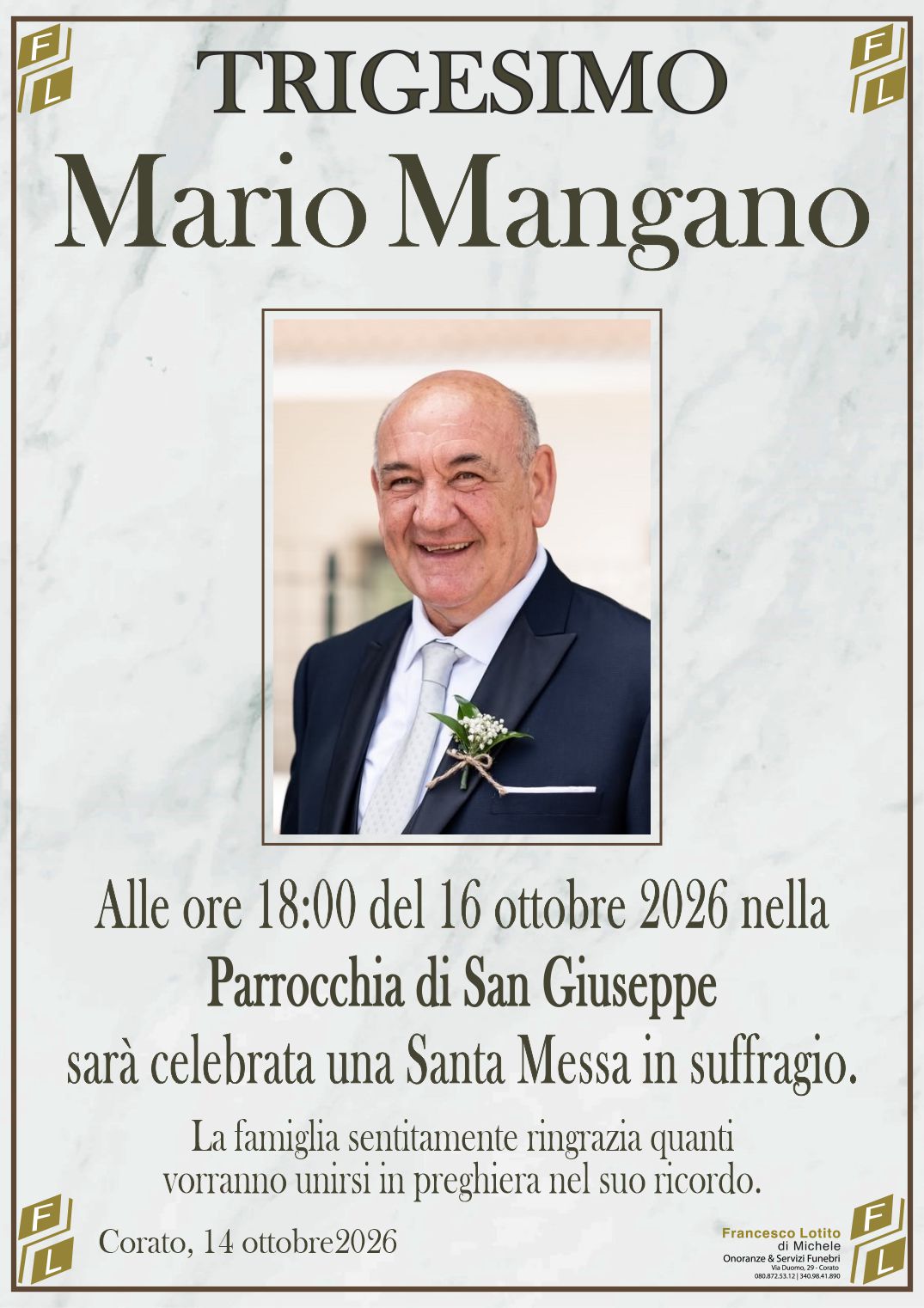 Trigesimo Mario MANGANO