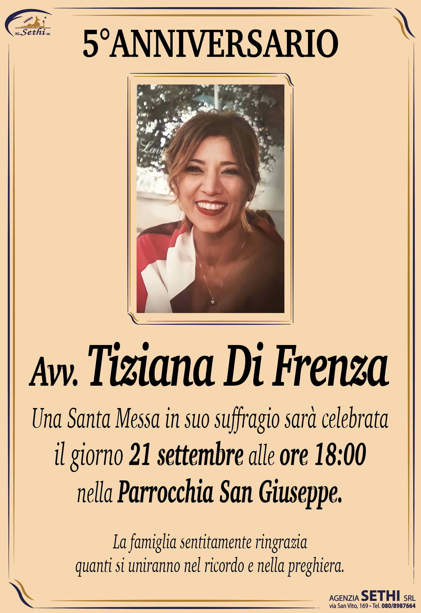 5° anniversario Avv. Tiziana Di Frenza in Leone